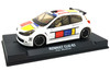 NSR 0009AW Renault Clio "Piet Mondrian" Triangular Motor Mount 1/32 Slot Car