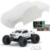 Pro-Line 3518-15 Pre-Cut Brute Bash Armor White Body : PRO-MT 4x4 & Stampede 4x4