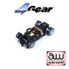 Auto World 4Gear Complete Chassis (1) Pk : 1:64 / HO Scale Slot Car