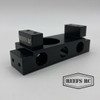 Reef's RC REEFS56 Aluminum Winch / Bumper Mount Black : Redcat Gen8