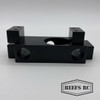 Reef's RC REEFS56 Aluminum Winch / Bumper Mount Black : Redcat Gen8