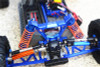 GPM Racing Aluminum Rear Shock Tower Blue : Rustler 4x4