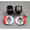SAMIX SCX2-4415FS Brass Rear Brake Adapter: SCX10-2 w/ scale brake rotor/caliper set