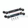 GPM Steel+Aluminium Front + Rear CVD Drive Shaft Black : Axial SCX10 III Jeep JL