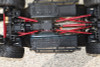 GPM Aluminum Adjustable Tie Rods - Red : Axial 1/10 SCX10 III JT Gladiator
