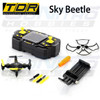 TDR Sky Beetle Stunt RC FPV Quadcopter w/ Docking Transmitter Auto Hovering, WiFi App Control