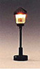 Model Power Gas Lamps Square Top 1-1/2" Clear HO Scale 493