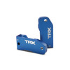 Traxxas 3632A L/R Blue Aluminim Caster Blocks 30-Degree : Rustler VXL XL-5 TSM
