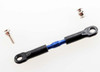 Traxxas 3737A Aluminum Turnbuckle Blue Assembled 39mm Rustler & Stampede