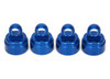 Traxxas 3767A Aluminum Ultra Shock Cap Blue (4)