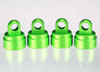Traxxas 3767G Aluminum Ultra Shock Cap Green Rustler / Stampede / Slash / E-Maxx