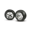 Traxxas 3770 Rear All-Star Chrome Wheels w/ Alias Tires (2)