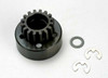 Traxxas 5215 Clutch Bell 15T/Fiber Washer/E-Clip Revo (2)