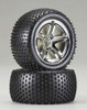 Traxxas 5572R 2.8" Twin-Spoke Wheels w/ Alias Tires (2)