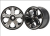 Traxxas 5577A Front All-Star 2.8'' Black Chrome Wheels (2)