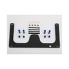 Traxxas 6840 Fiberglass Go-Pro Camera Mount Blue