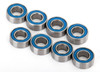 Traxxas 7019R Ball bearings blue rubber sealed 4x8x3mm (8) : Unlimited Desert Racer UDR