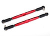 Traxxas 7748R Red Aluminum Toe Link Set (2) : X-Maxx
