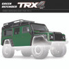 Traxxas 8011G Land Rover Defender Body Green: TRX-4