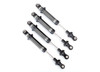 Traxxas 8160 Silver Aluminum GTS Shocks (4) for use w/ Long Arm Lift Kit: TRX-4