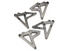 Traxxas 8538X Shock Mounts Rear (Left & Right) Blk/Chr : Unlimited Desert Racer UDR