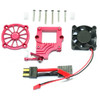 GPM Aluminum Motor Cooling Fan w/ Easy Switch (12Pcs) Set Red : TRX-4 / TRX-6