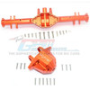 GPM Aluminum Rear Axle Housing w/ Carrier Orange : Unlimited Desert Racer