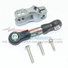 GPM Alum Servo Horn Grey w/ SST Adjustable Tie Rods : Unlimited Desert Racer