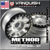 Vanquish Method 101 2.2 Wheels Silver/Blk w/SLW 475 Wheel Hub Complete Set of 4 SCX10 / AX10 / Twin Hammer / Wraith / R1