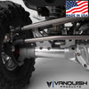 Vanquish VPS07554 Currie XR10 Width Front Tubes Clear Anodized SCX10