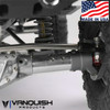 Vanquish VPS07554 Currie XR10 Width Front Tubes Clear Anodized SCX10