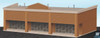Walthers 933-4115 Modern Shopping Center I Kit : HO Scale