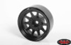 RC4WD Z-W0262 OEM Stamped Steel 1.55" Beadlock Wheels Black (4)