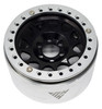 NHX RC 2.2'' Aluminum Beadlock Crawler Wheels Rims - M105 Black/Silver 4pcs/set