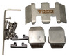 NHX Stainless Front/Rear/Center Skid Plate: Axial SCX24 3pc