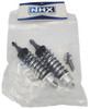 NHX Aluminum Adjustable Rear Shocks - Silver : Traxxas Slash 4x4