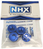 NHX Aluminum 17mm Hex Wheel Nuts (4Pcs) Blue : X-Maxx /Summit/ E-Revo