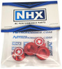 NHX Aluminum 17mm Hex Wheel Nuts (4Pcs) Red : X-Maxx /Summit/ E-Revo