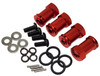 NHX Wheel Hex Adaptor Extensions 12x20mm Red (4pc)