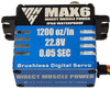 NHX MAX6 Direct Power Brushless Servo 1200 oz/in Torque / 0.05 Sec Speed