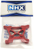 NHX Aluminum Front Shock Tower Set - Red : Traxxas Slash 4x4