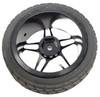NHX 1/10 Tire w/ Aluminum Rims - Silver 2pcs Hex 12mm 4-TEC / RS4