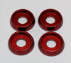 Kyosho AMR-026R M3 Aluminum Hex Screw Washer Red (4)