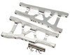 NHX Aluminum Front / Rear Suspension Arms Set : Slash 4x4 Stampede 4x4 Silver