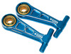 NHX Aluminum Front Upper Arm Set Blue : Tamiya TT02