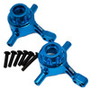 NHX RC Aluminum Front Hub / Knuckle Arm : Tamiya TT02 A Blue 2pc