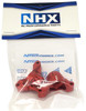 NHX RC Aluminum Rear Hub / Knuckle Arm : Tamiya TT02 A Red 2pc