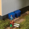 Walthers 949-4126 Modern Trash Containers Pkg (2) - HO Scale