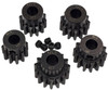 NHX MOD1.5 8mm Bore Hardened Steel Pinion Gears: 11T, 12T, 13T, 14T, 15T