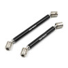 Yeah Racing AXRX-002 Stainless Steel Front & Rear Center Shaft Set Black : Axial RBX10 Ryft